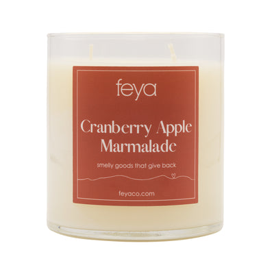 Feya Cranberry Apple Marmalade 17 oz Candle